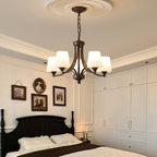 Ardena Chandelier Verre Classique Vintage Élégance - Neutralighting