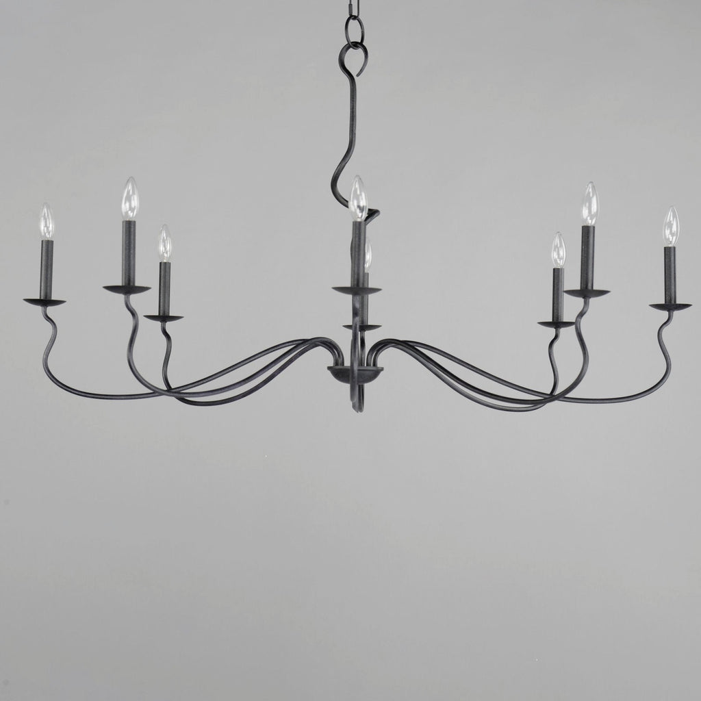 Rauduvyo Chandelier Métal Industriel Minimaliste Moderne - Neutralighting