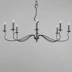 Rauduvyo Chandelier Métal Industriel Minimaliste Moderne - Neutralighting