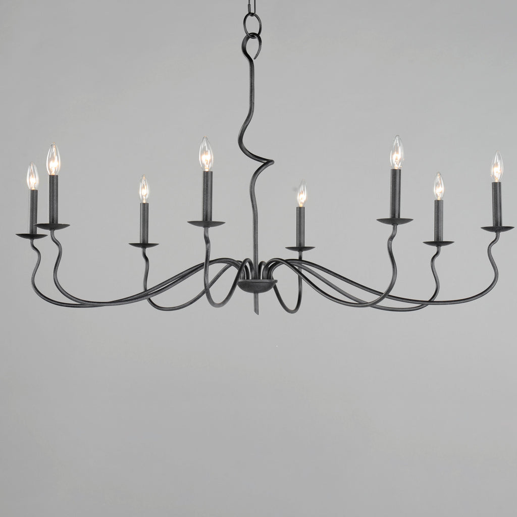 Rauduvyo Chandelier Métal Industriel Minimaliste Moderne - Neutralighting