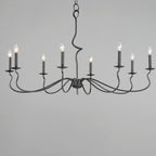 Rauduvyo Chandelier Métal Industriel Minimaliste Moderne - Neutralighting