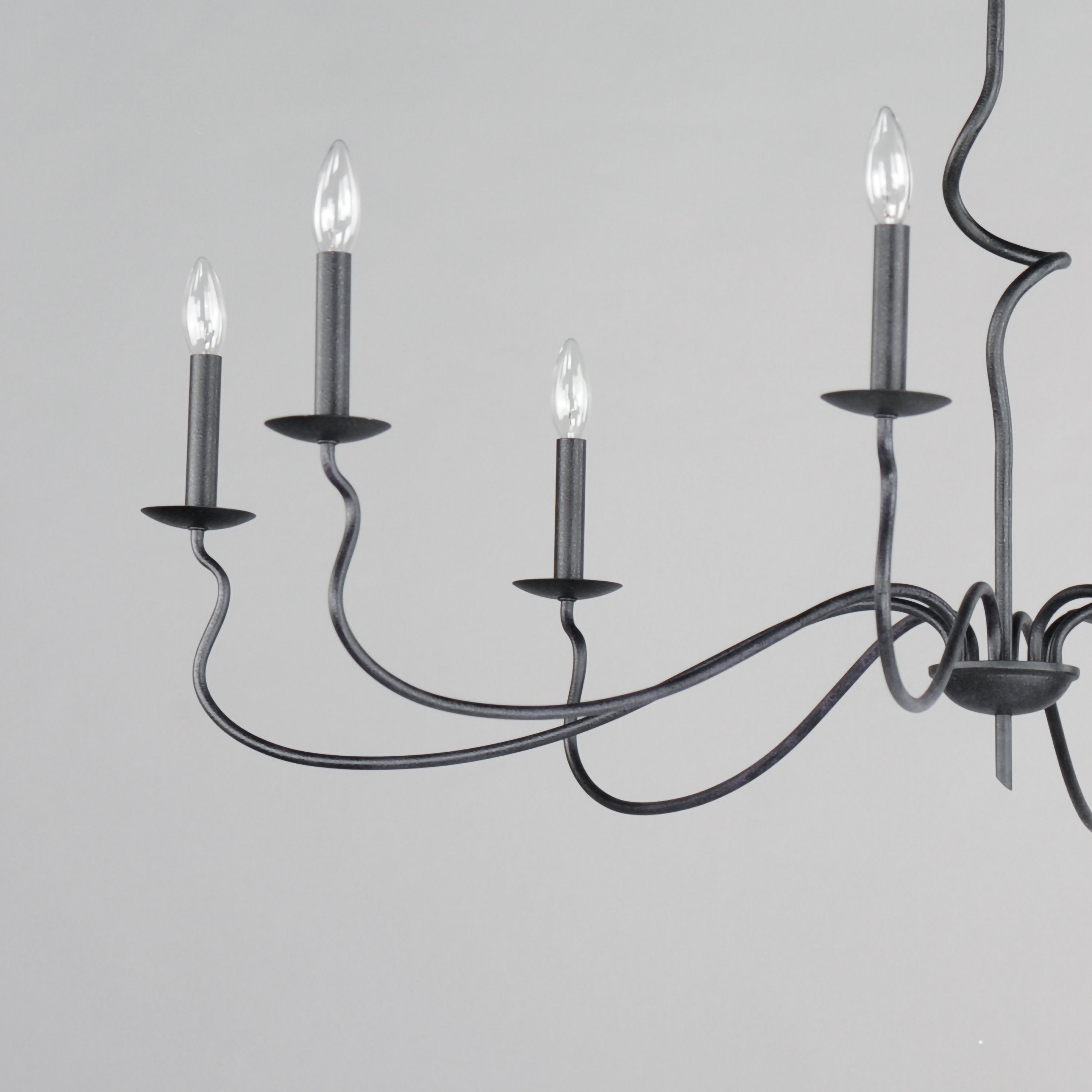 Rauduvyo Chandelier Métal Industriel Minimaliste Moderne - Neutralighting