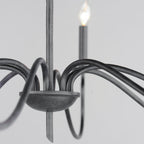 Rauduvyo Chandelier Métal Industriel Minimaliste Moderne - Neutralighting