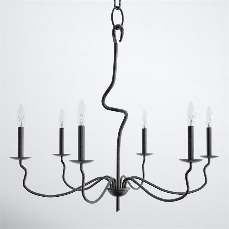Rauduvyo Chandelier Métal Industriel Minimaliste Moderne - Neutralighting