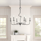 Rauduvyo Chandelier Métal Industriel Minimaliste Moderne - Neutralighting