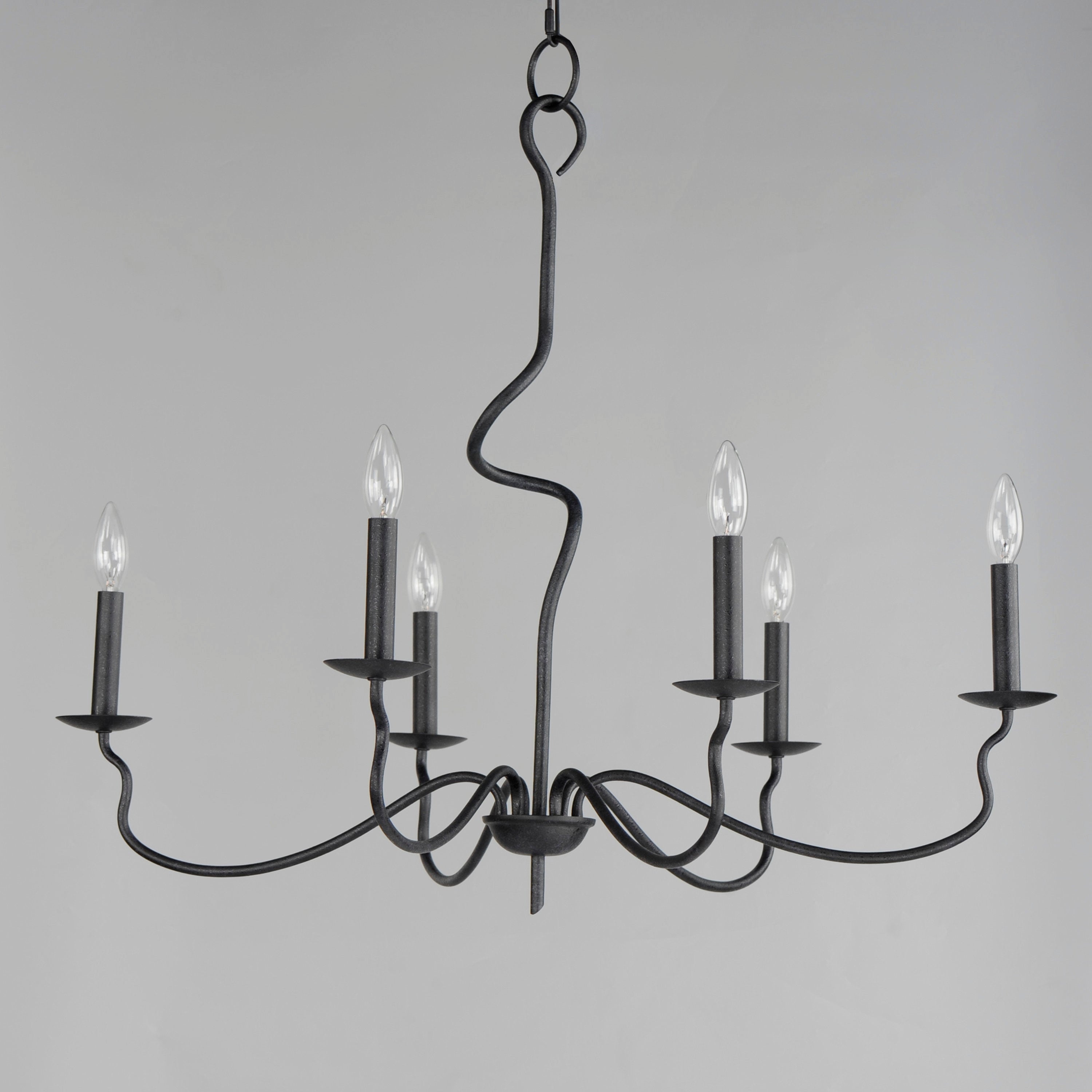 Rauduvyo Chandelier Métal Industriel Minimaliste Moderne - Neutralighting