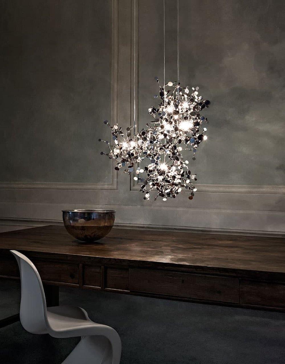 Lustra Lampe Suspendue Disque Nuage - Neutralighting