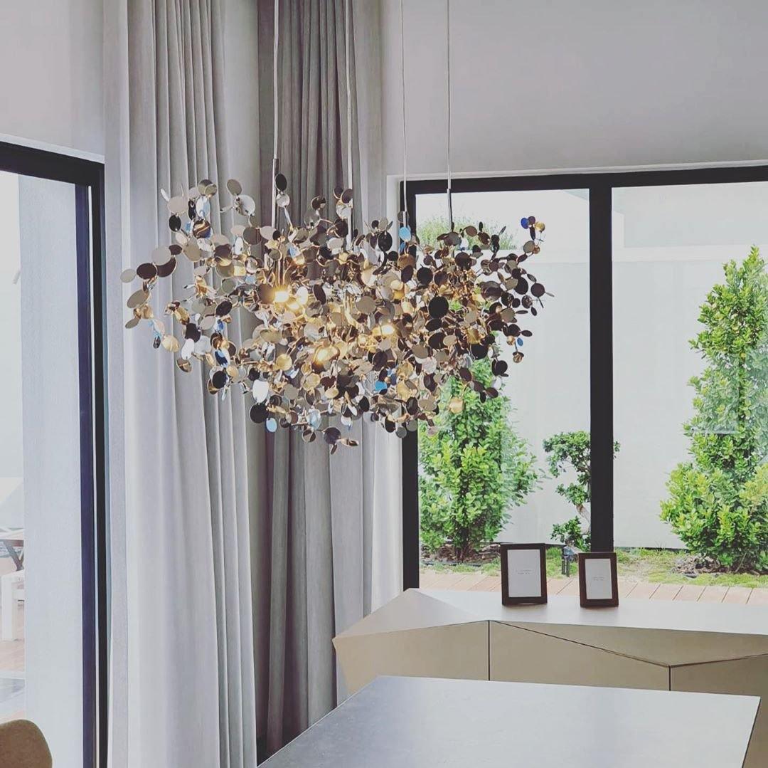 Lustra Lampe Suspendue Disque Nuage - Neutralighting