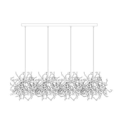 Lustra Lampe Suspendue Disque Nuage - Neutralighting