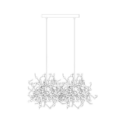 Lustra Lampe Suspendue Disque Nuage - Neutralighting