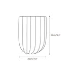 Tinduvys Lampe Murale Flûtée En Marbre Ariel Simple Élégance - Neutralighting