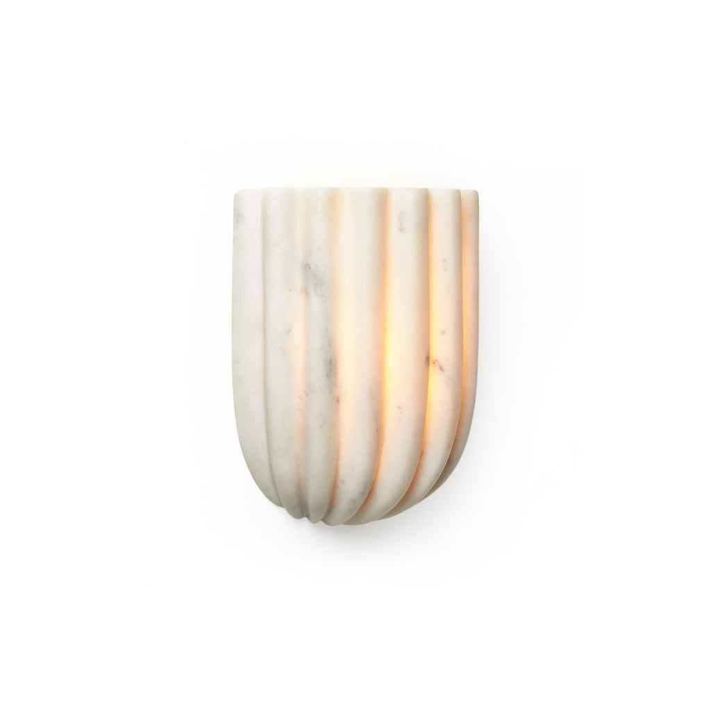 Tinduvys Lampe Murale Flûtée En Marbre Ariel Simple Élégance - Neutralighting