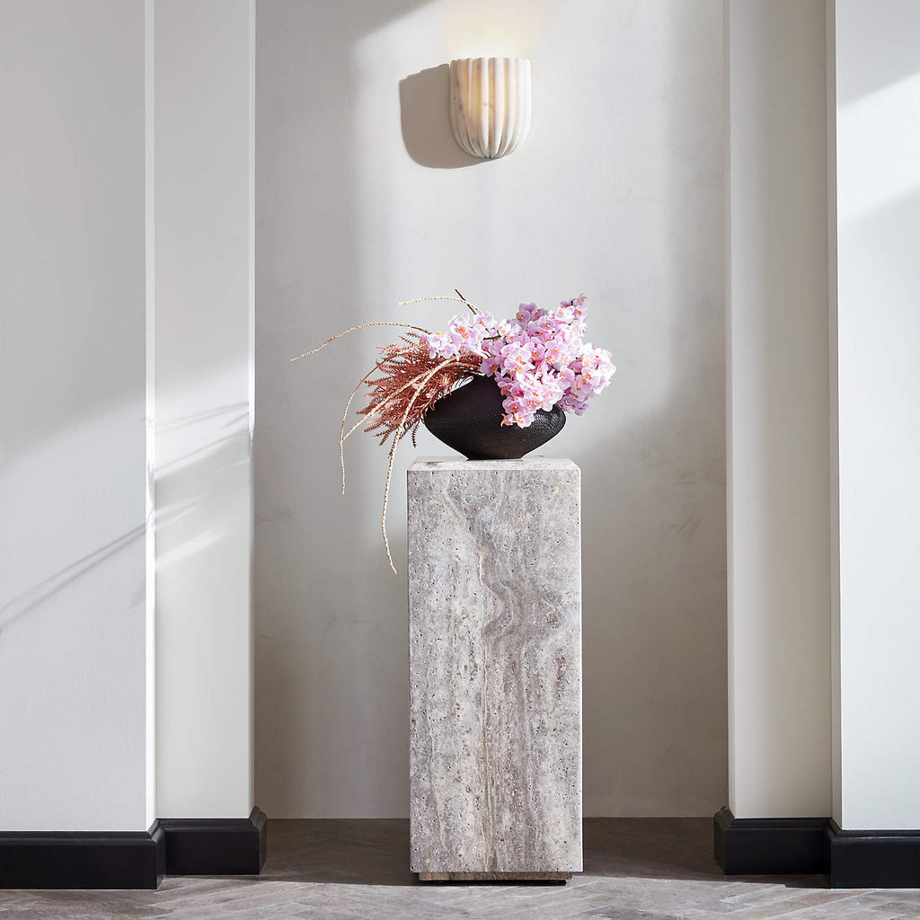 Tinduvys Lampe Murale Flûtée En Marbre Ariel Simple Élégance - Neutralighting