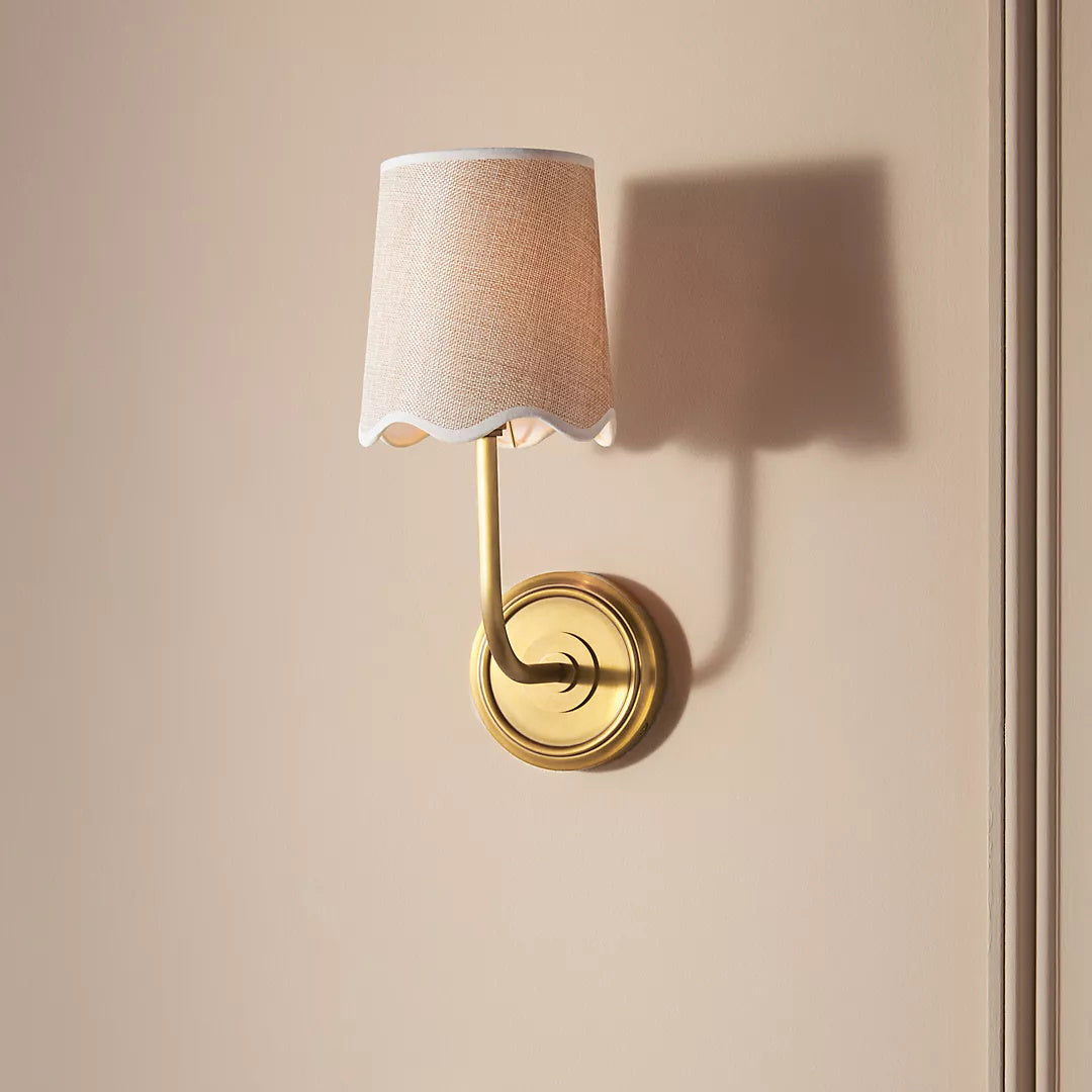Sifuvyo Lampe Murale En Tissu Et Métal Minimaliste Moderne - Neutralighting