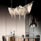 Solara Chandelier Franges Dorées - Neutralighting