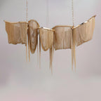 Solara Chandelier Franges Dorées - Neutralighting