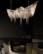 Solara Chandelier Franges Dorées - Neutralighting