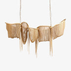 Solara Chandelier Franges Dorées - Neutralighting