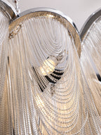 Solara Chandelier Franges Dorées - Neutralighting