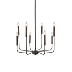 Ulfuvys Chandelier Métal Industriel Moderne En Bougies - Neutralighting