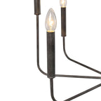 Ulfuvys Chandelier Métal Industriel Moderne En Bougies - Neutralighting
