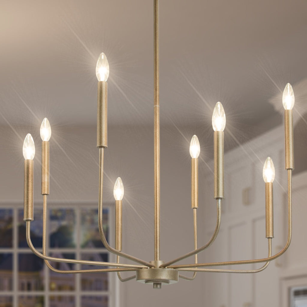 Ulfuvys Chandelier Métal Industriel Moderne En Bougies - Neutralighting