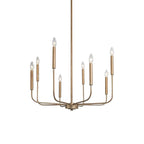 Ulfuvys Chandelier Métal Industriel Moderne En Bougies - Neutralighting