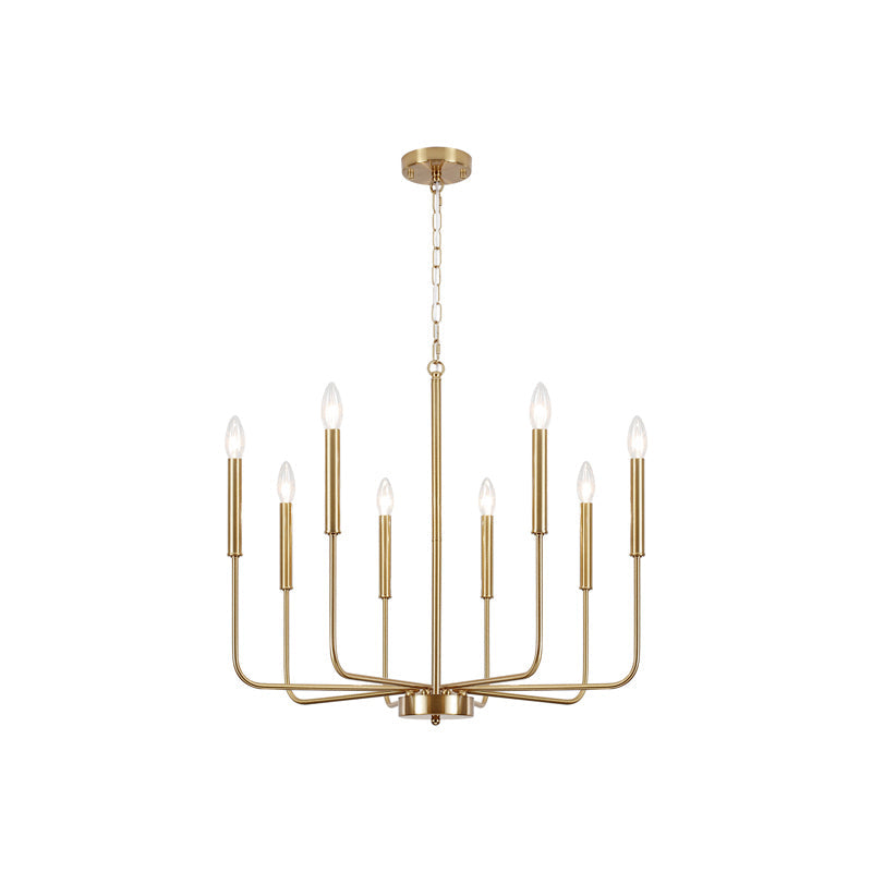 Ulfuvys Chandelier Métal Industriel Moderne En Bougies - Neutralighting