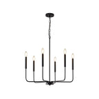 Ulfuvys Chandelier Métal Industriel Moderne En Bougies - Neutralighting