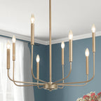Ulfuvys Chandelier Métal Industriel Moderne En Bougies - Neutralighting