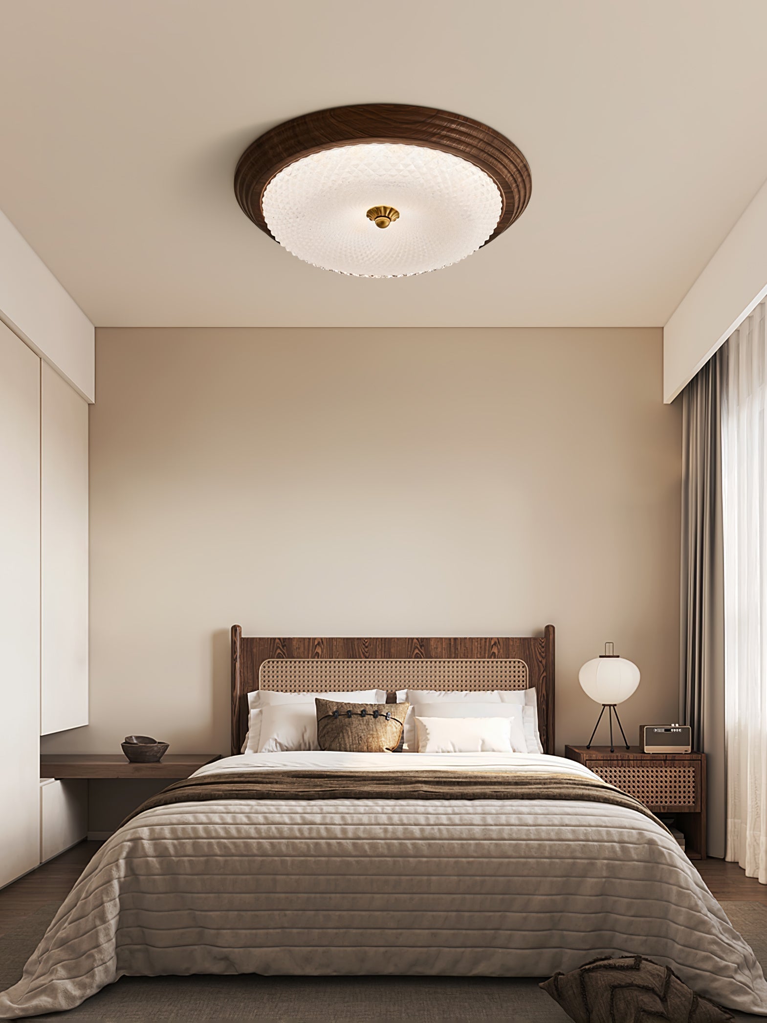 Ivvaros Lampe de Plafond en Verre Art Nordique Premium - Neutralighting