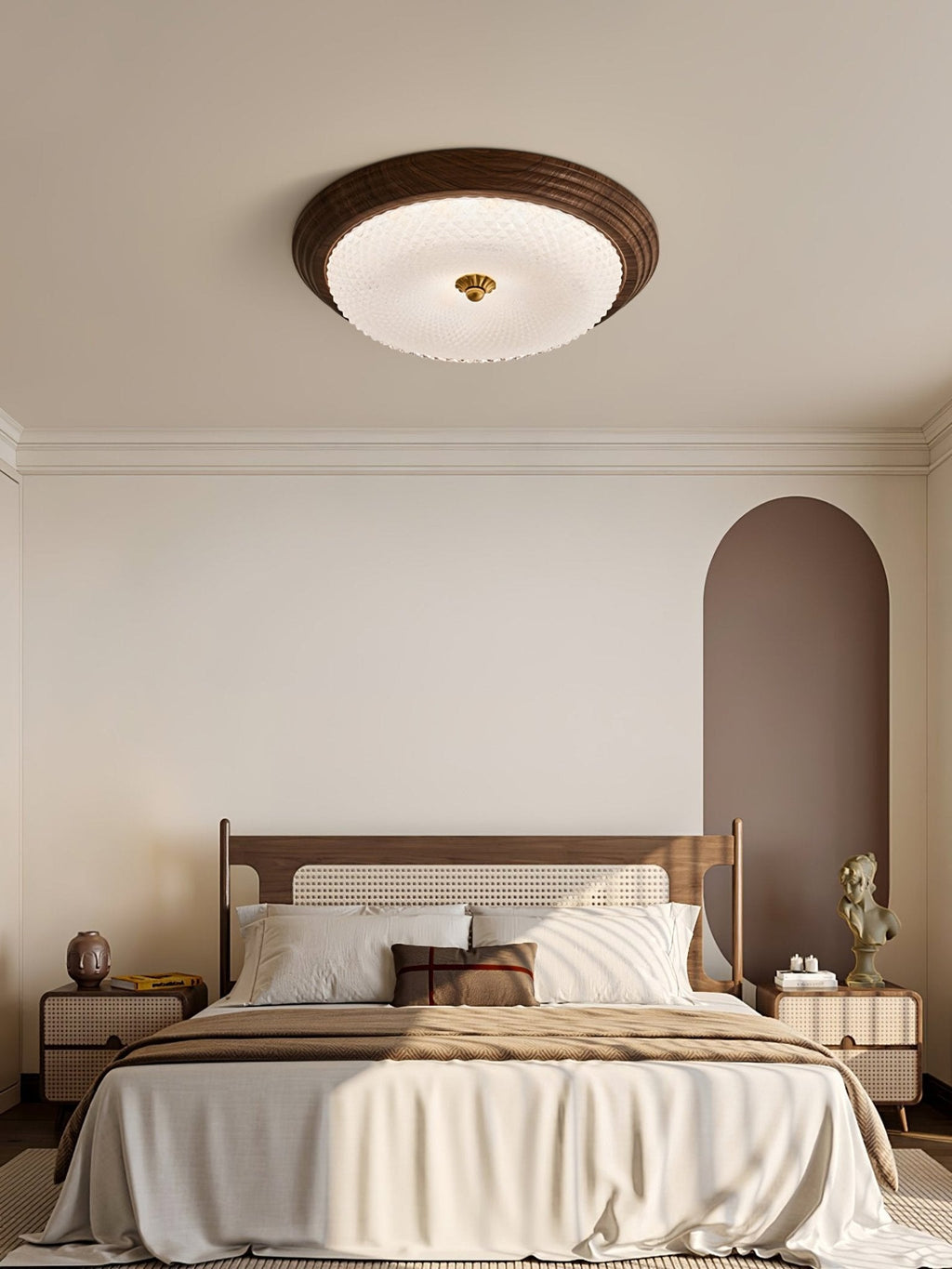 Ivvaros Lampe de Plafond en Verre Art Nordique Premium - Neutralighting