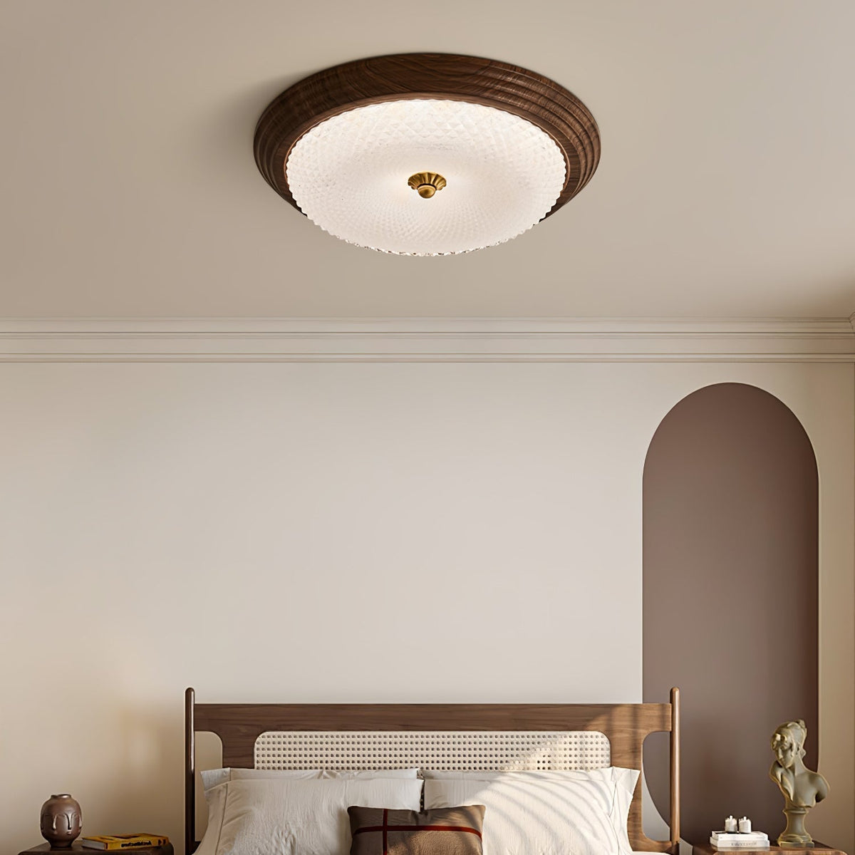 Ivvaros Lampe de Plafond en Verre Art Nordique Premium - Neutralighting