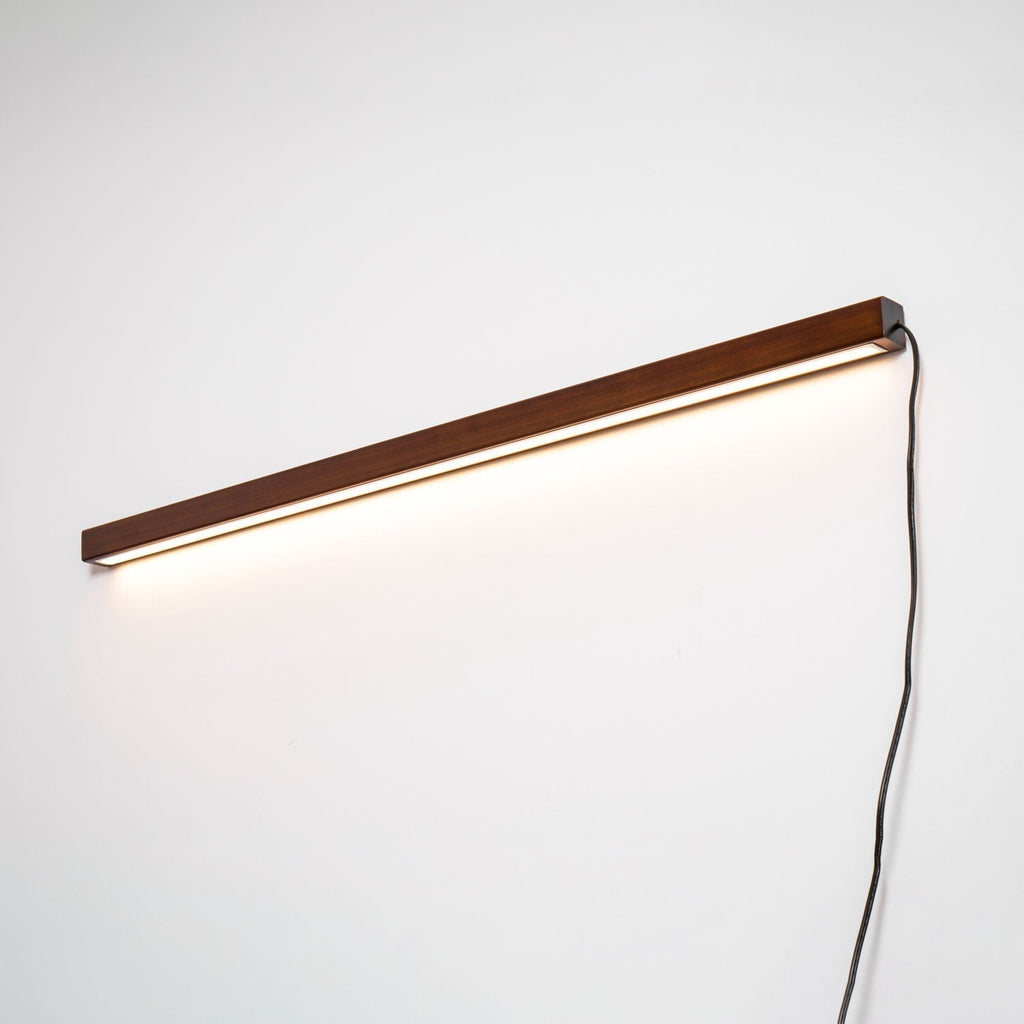 Lustra Wall Lamp Linear Wood Plug In - Neutralighting