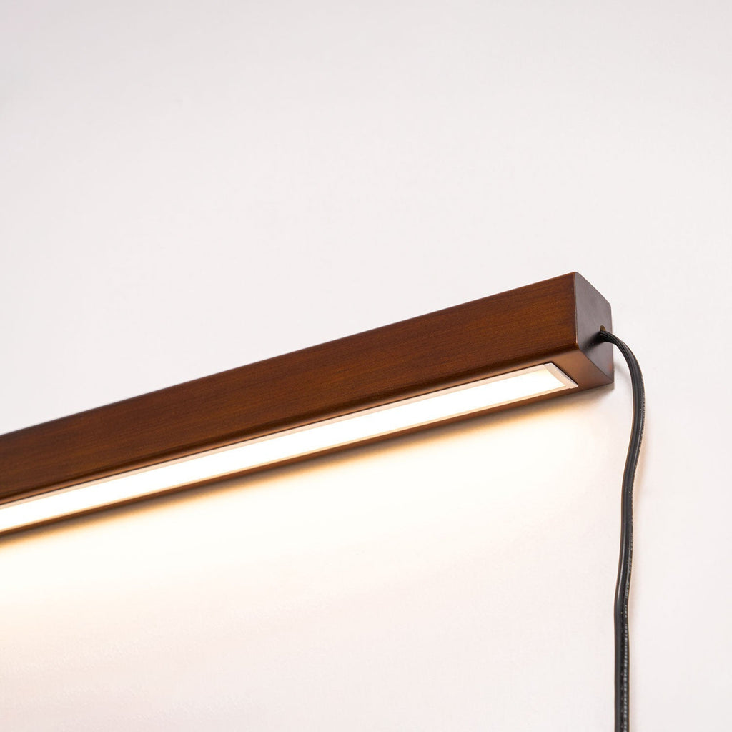 Lustra Wall Lamp Linear Wood Plug In - Neutralighting