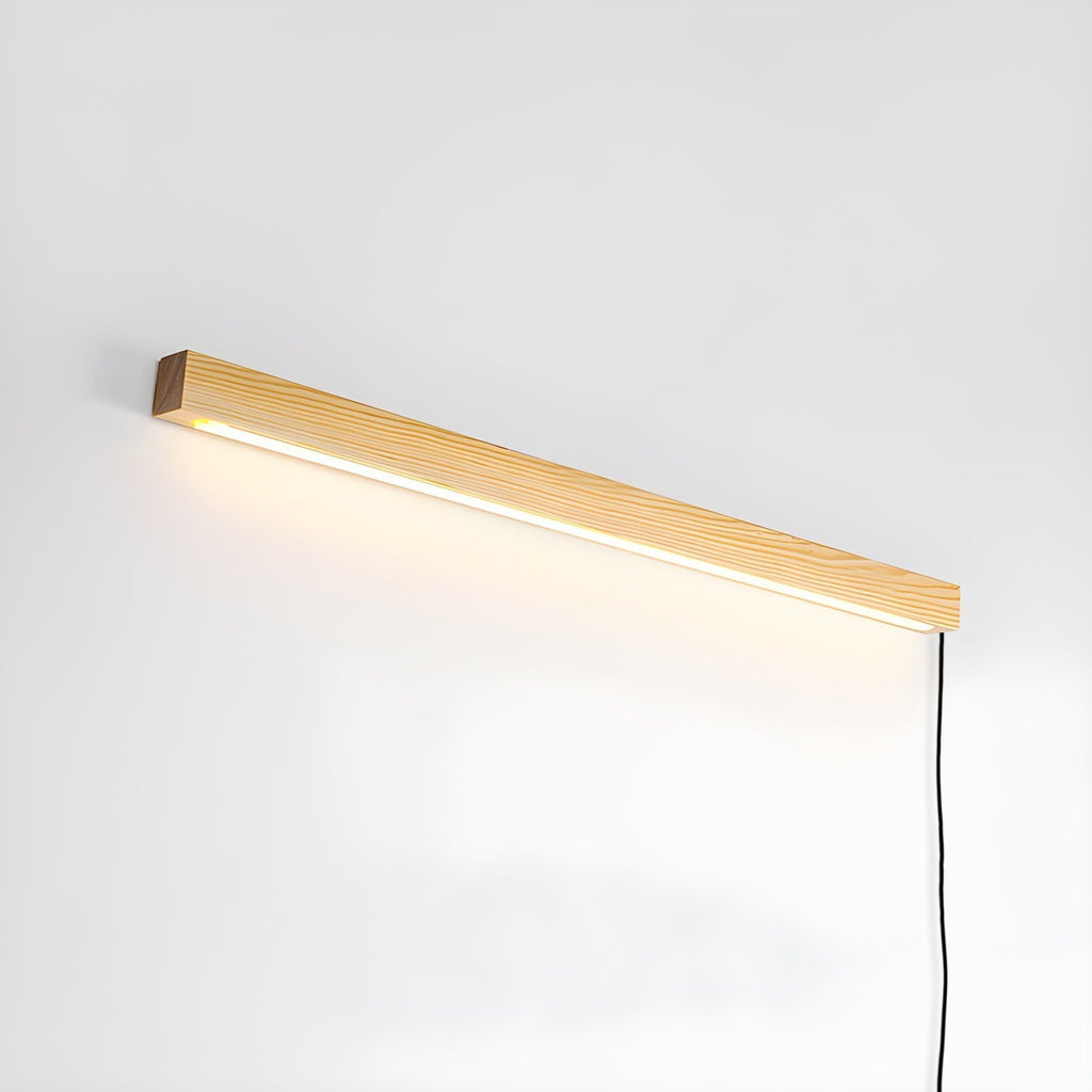 Lustra Wall Lamp Linear Wood Plug In - Neutralighting