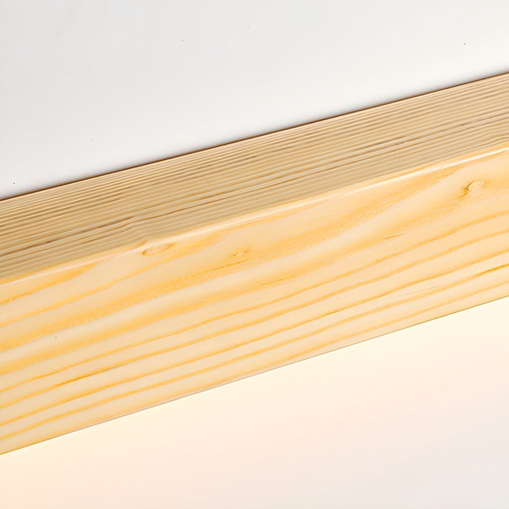 Lustra Applique Murale Linéaire Bois et LED Design Minimaliste - Neutralighting