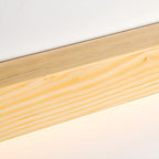 Lustra Applique Murale Linéaire Bois et LED Design Minimaliste - Neutralighting
