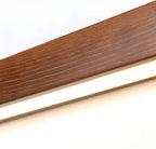 Lustra Applique Murale Linéaire Bois et LED Design Minimaliste - Neutralighting