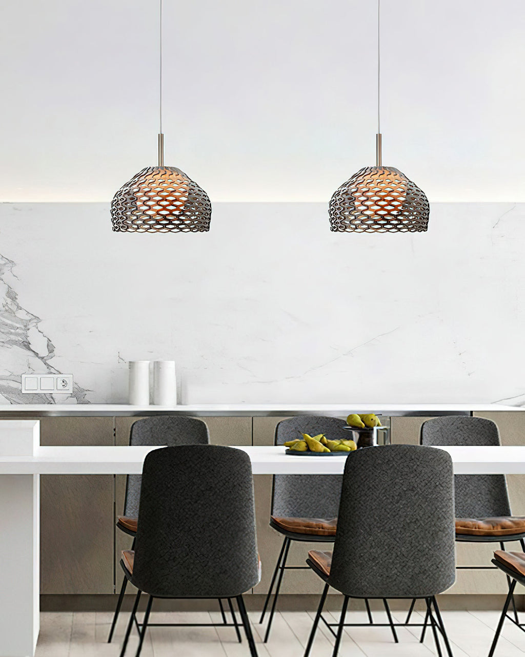 Ilsolion Créativité Individuelle Plastique Pendentif Lampe - Neutralighting
