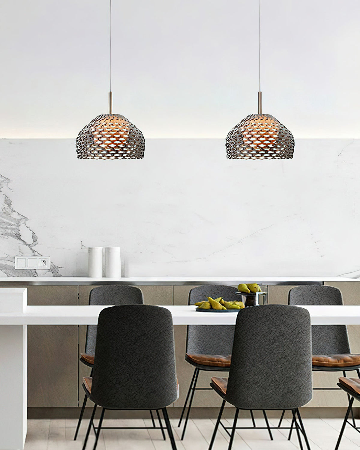 Ilsolion Créativité Individuelle Plastique Pendentif Lampe - Neutralighting