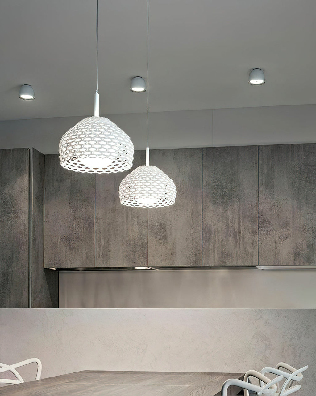Ilsolion Créativité Individuelle Plastique Pendentif Lampe - Neutralighting