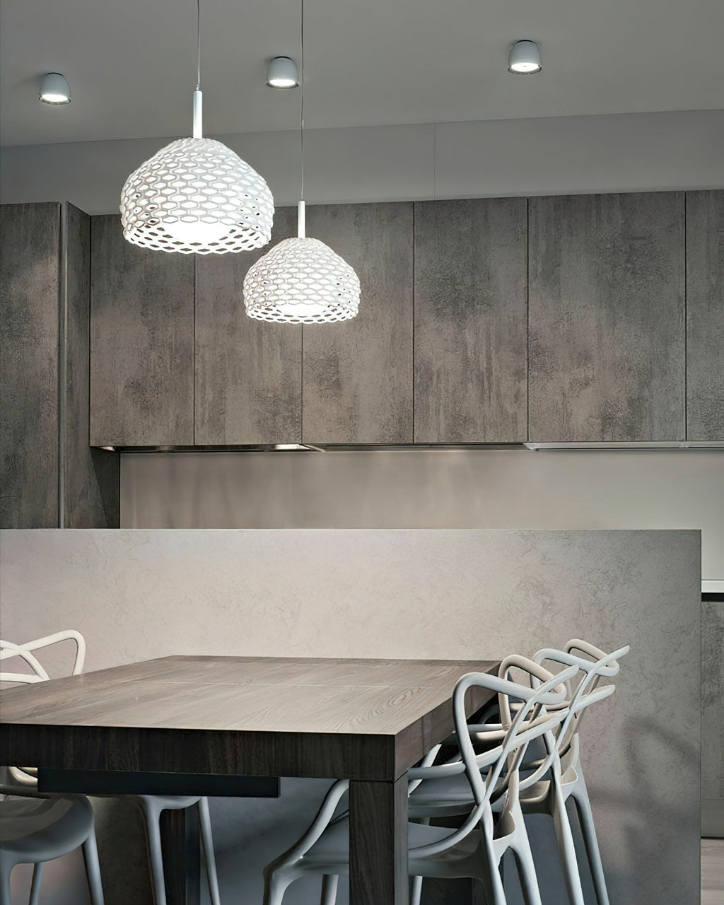 Ilsolion Créativité Individuelle Plastique Pendentif Lampe - Neutralighting