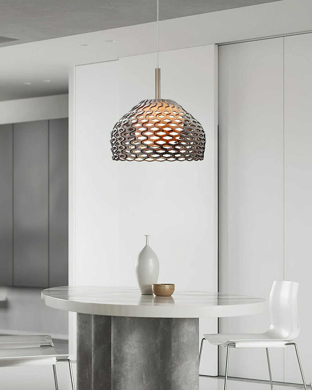 Ilsolion Créativité Individuelle Plastique Pendentif Lampe - Neutralighting
