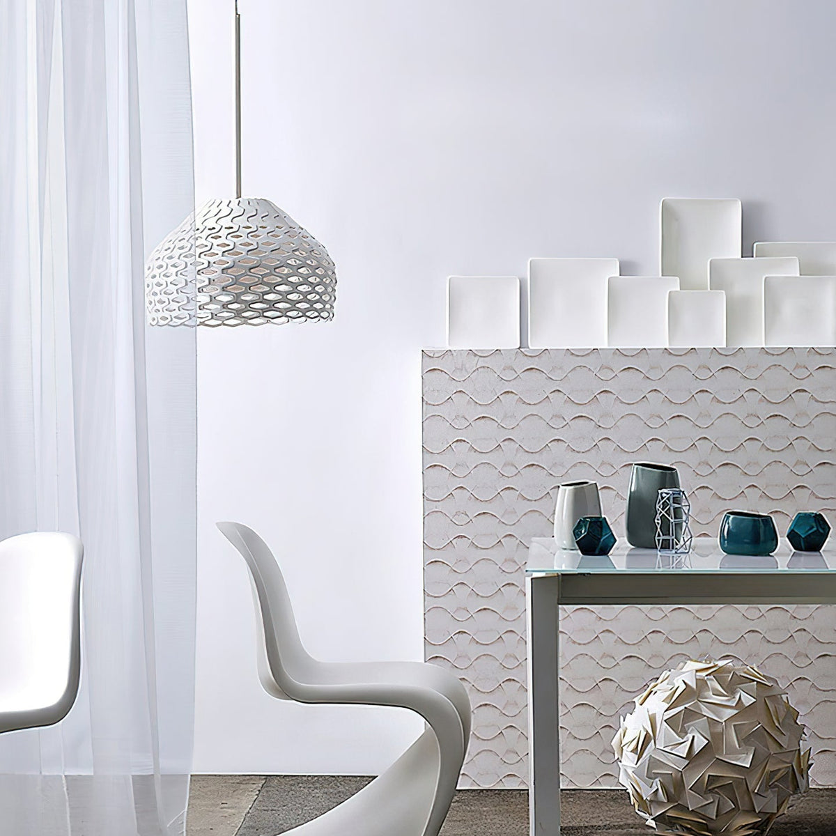 Ilsolion Créativité Individuelle Plastique Pendentif Lampe - Neutralighting
