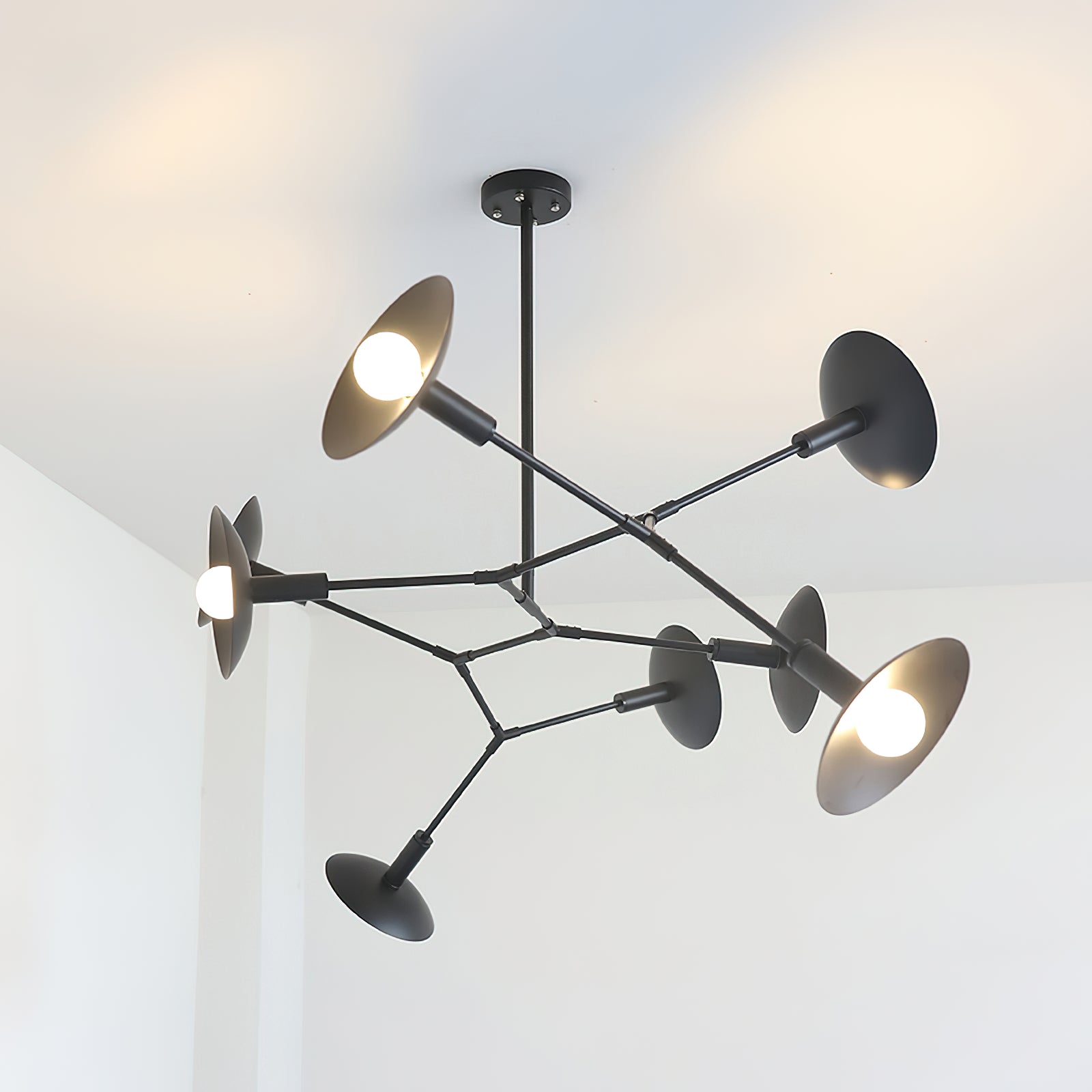 Tinduvyo Chandelier Métal Verre Minimaliste Moderne - Neutralighting