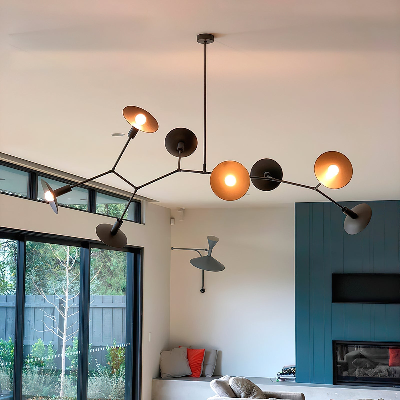 Tinduvyo Chandelier Métal Verre Minimaliste Moderne - Neutralighting
