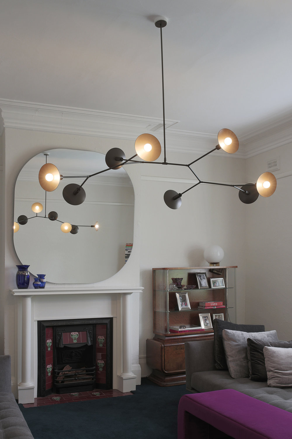 Tinduvyo Chandelier Métal Verre Minimaliste Moderne - Neutralighting