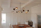 Tinduvyo Chandelier Métal Verre Minimaliste Moderne - Neutralighting