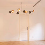 Tinduvyo Chandelier Métal Verre Minimaliste Moderne - Neutralighting